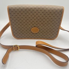 Vintage Gucci Micro GG Supreme Shoulder Bag In PVC and Leather 001 904 0915