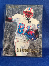 1996 Fleer - Breakthroughs Chris Sanders #16 HOUSTON OILERS