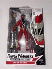 Power Rangers Dino Fury Red Ranger Zayto Lightning Collection 6 Action Figure