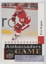 2009-10 Upper Deck Ambassadors of the Game Kris Draper #AG37 01qm