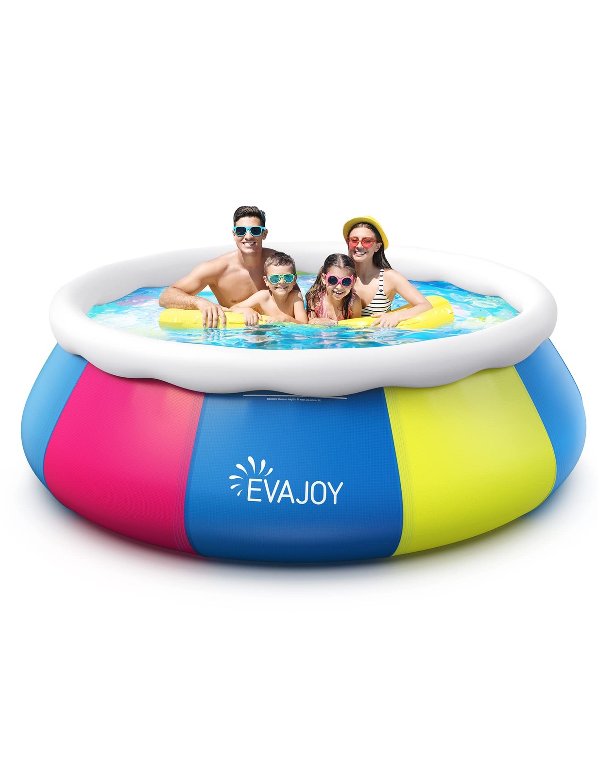 10ft x 30in Easy Set Inflatable Top Ring Above Ground Pool for Adults