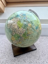 Antico globo terrestre tedesco Berolina Erdglobus - 1957 con base