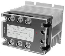 Solid State 40Amp Contactor 3 phase, Coil 5, 12V, 24VDC, 3 Pole 40A, 220V, 240V