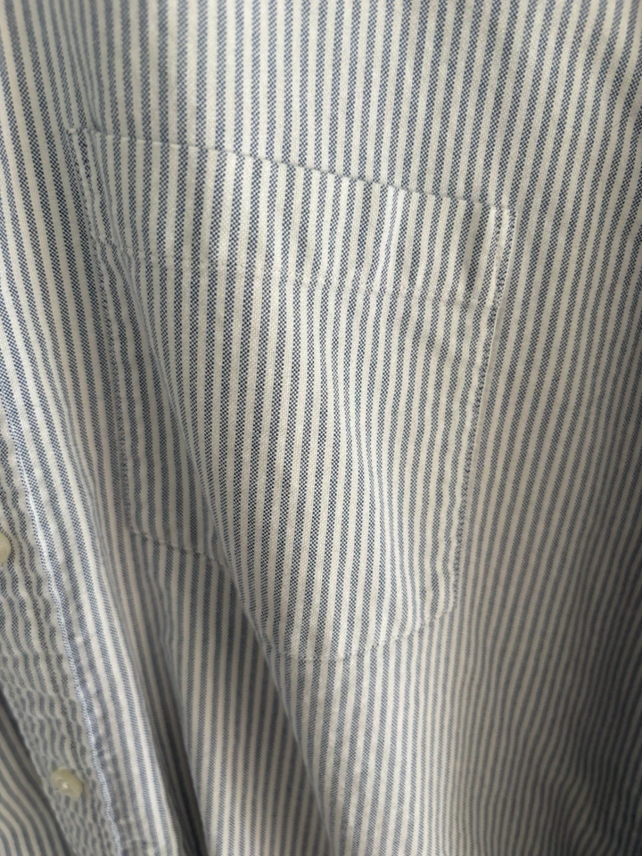 Camisa Oxford Brooks Brothers Azul Universidad Rayas Foto 3 de 4