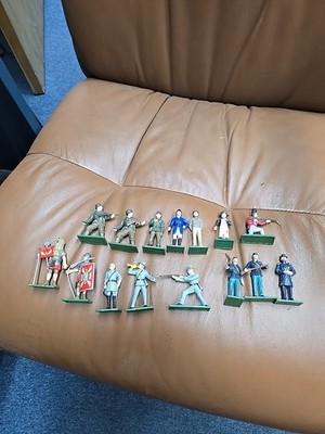15 Frontline Figures Air Wars, Corgi, Blue Box Metal Toy Solider Lot