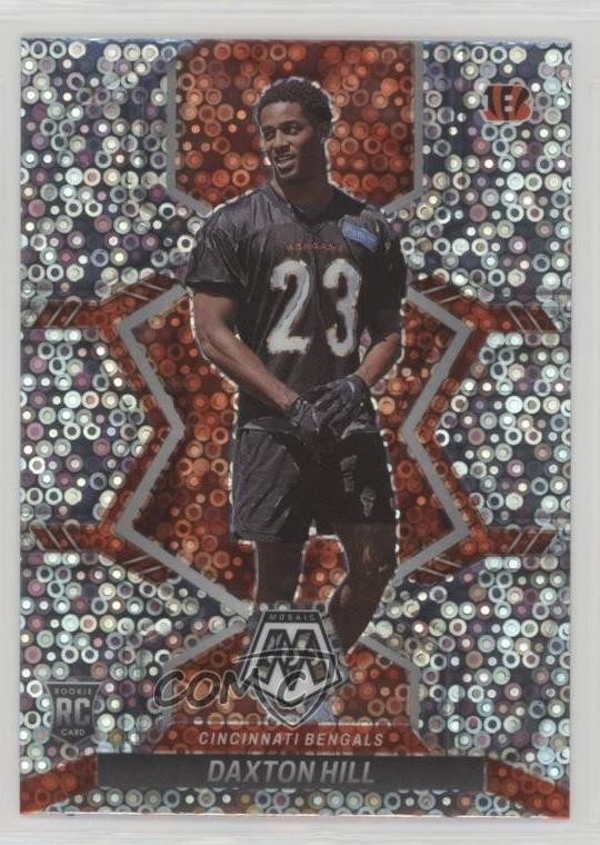 2022 Panini Mosaic Rookies No Huddle Silver Prizm Daxton Hill Rookie RC 1j4c