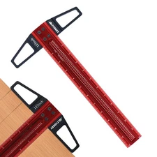 12, 24, 31, 39 in Precision T-Square Ruler Woodworking Scriber Measuring Tool...