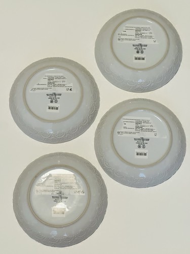 Disney Parks Blue White Homestead Mickey Mouse Pasta Bowl 8.5 in Set Of 4 - Picture 4 of 7