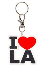I Love Louisiana Keychain Heart State Pride Key Ring Souvenir Gift Made in USA