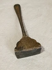 Antique Silver Baby Food Pusher, English Hallmarks A6