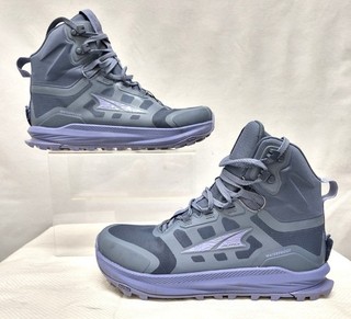 Ladies ALTRA Lone Peak 9 Waterproof Hiking Boots Grey/Purple UK 6 CG G35
