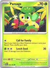 Pansage 004/182 Common Paradox Rift Pokemon Near Mint