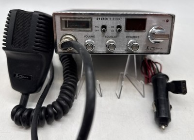 Cobra 21 LTD Classic 40 Channel Mobile CB Radio w/ Mic and Power Cable-Works