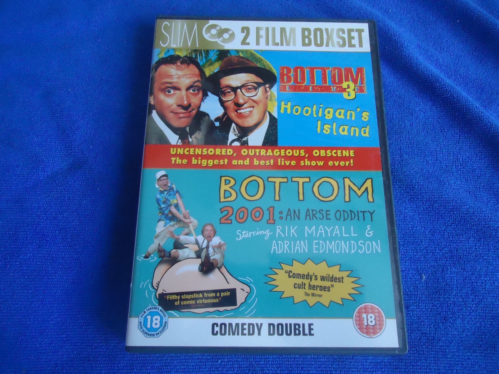 Bottom Live 3 Hooligan's Island & 2001 An Arse Oddity - DOUBLE DVD VGC