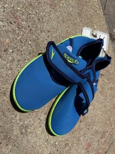 Speedo Unisex Youth Water Sports Shoes Blue/Green US Size 11-12