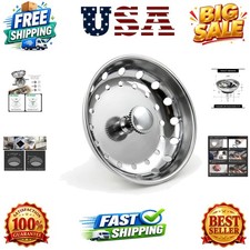 97333 Kitchen Sink Basket Strainer Replacement for Standard Drains 3.25 Inch ...