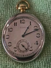 New Listing1924 Vintage Elgin 12s 7j 303 - 18kK GF Gold Filled Pocket Watch - Runs
