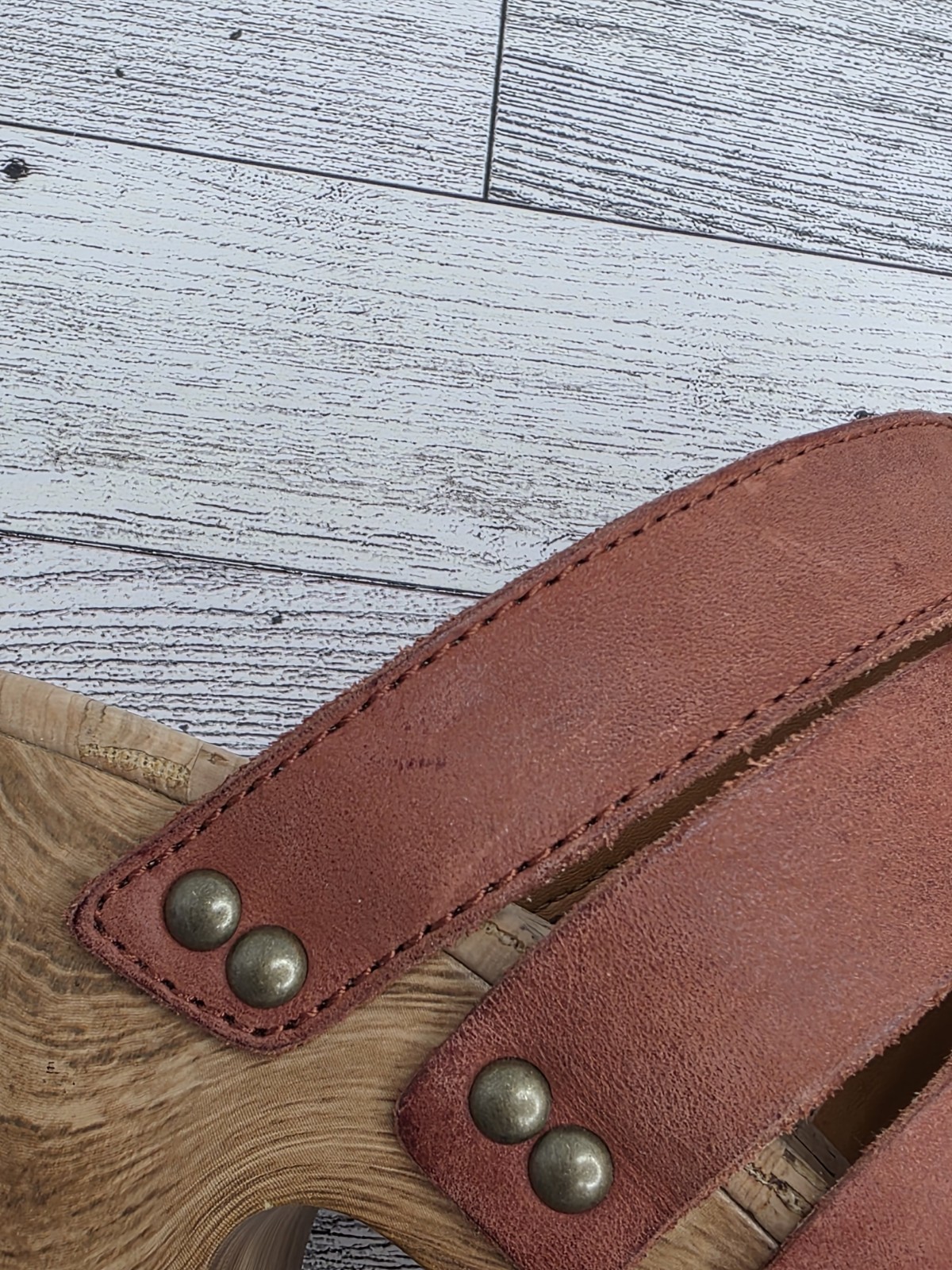 Kork-Ease Devan Platform Sandals Orange Leather B… - image 12