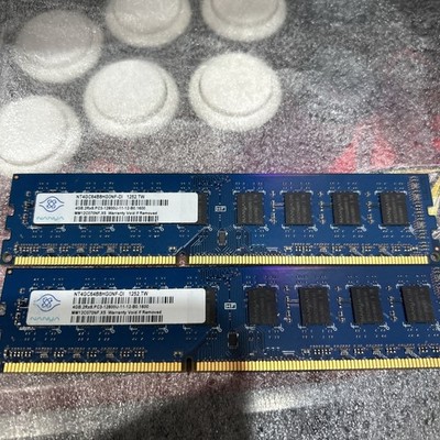 NANYA DDR3  8GB 2Rx4 PC3-12800U-11-12-B0.1600 Desktop RAM  read look  
