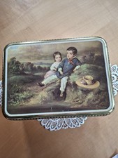 Alte Blechfose Mondamin Deko Vintage Junge und Mädchen