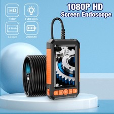 4.3" 1080P HD Borescope 1M 5M 10M IP67 Waterproof Industrial Inspection Camera
