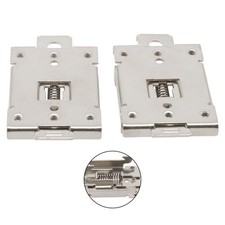 Easy to Install Metal DIN Rail Mounting Clip for Single Phase Relay 2 Pack 