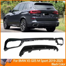 For 2019-2025 BMW X5 G05 M Sport Rear Lower Bumper Cover Trim & Face Bar Filler