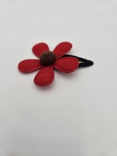 Red Flower Hair Clip