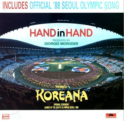 Koreana Produced By Giorgio Moroder - Hand In Hand Maxi (VG+/VG+) '*
