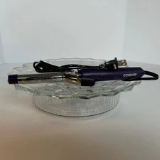 Conair 3/4 Inch Purple Chrome Curling Iron Hair Styling Tool