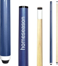 HomeSeason Pool Cues 58 inch Pool Cue Stick with 13mm Fiber Leather tip 4-Col...