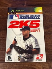 Major League Baseball 2K5 MLB 2005 05 Jeter XBOX Instruction Manual Only
