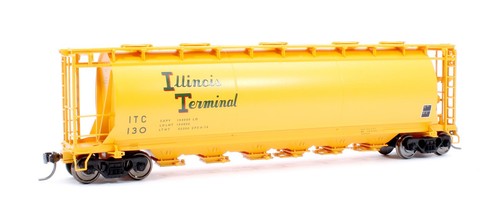 ATLAS "HO" MASSSTAB 3 SP/ILLINOIS TERMINAL ZYLINDRISCHE SCHÜTTGUTWAGEN - Bild 3 von 8