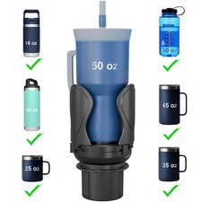 Car Cup Holder Expander, Cup Holder Extender Adapter with Expandable Arm and ...
