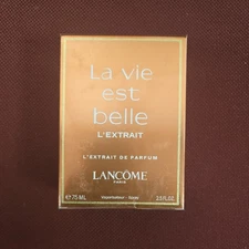 LANCOME LA VIE EST BELLE L'EXTRAIT DE PARFUM SPRAY 2.5 Oz / 75ml NIB & Sealed