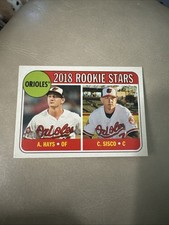 AUSTIN HAYS / CHANCE SISCO ⚾ 2018 Topps Heritage RC #66 Baltimore Orioles
