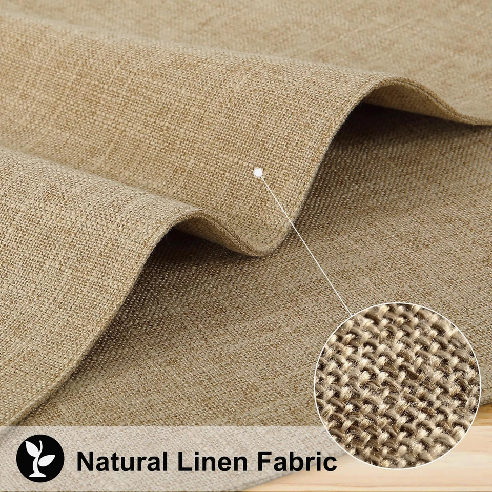 Cotton Linen Placemats Set of 8, Cloth Washable Farmhouse Dining Table Mats f... - Image 2 of 4