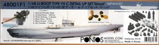 PONF48001 1:48 Pontos Model Detail Up Set - U-Boat Type VII C Detail Up Set