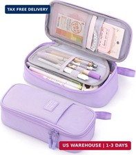 Durable Pen Pencil Case Big Storage Pen Pouch Bag for School Supplies Office Col