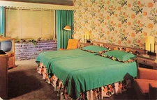 Postcard Rochester, NY: Interior Kirby's Ultra Modern Motel #17, E. E. Kirby