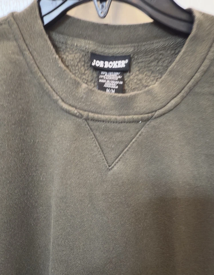 Joe Boxer Hombre Pullover Cuello Redondo Sudadera Color Verde Talla: Mediana  Foto 3 de 4