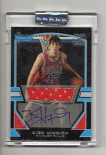 2003-04 Bowman Signatures Kirk Hinrich RC Rookie Jersey Auto Encased #/1250