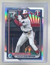 Kaelen Culpepper 2024 Bowman Chrome Draft #BDC-98 Refractor 1st RC