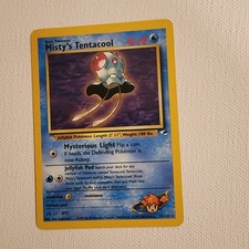 misty's tentacool pokemon card Pokemon Gym Heroes - Misty's Tentacool (Lv 12) 1st Edition