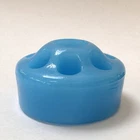 RARE Fenton Pekin Blue September Morn Nymph Replacement Flower Frog Base 1920s