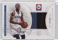 2014-15 National Treasures NBA Rookie Materials 33/99 Glenn Robinson III RC 05fy