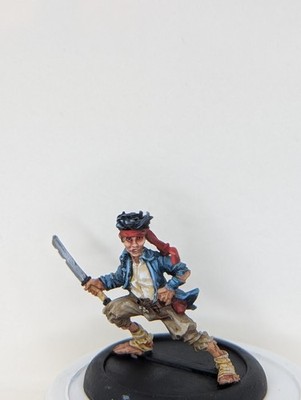 DnD/Shadowrun Character: Street Samurai/Ronin, Hand Painted, Well Painted