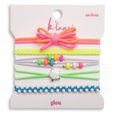 K'lani Hair Tie Bracelets - Glow