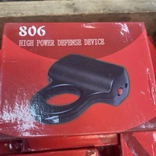 High Power Defense Device 806 Pocket Sting Ring Rechargeable Stun Gun