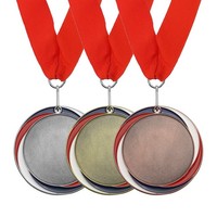 "3 StüCk Auszeichnungsmedaillen, 1/2/3 Platz Medaillen, 3\" Breit, Multicolor"